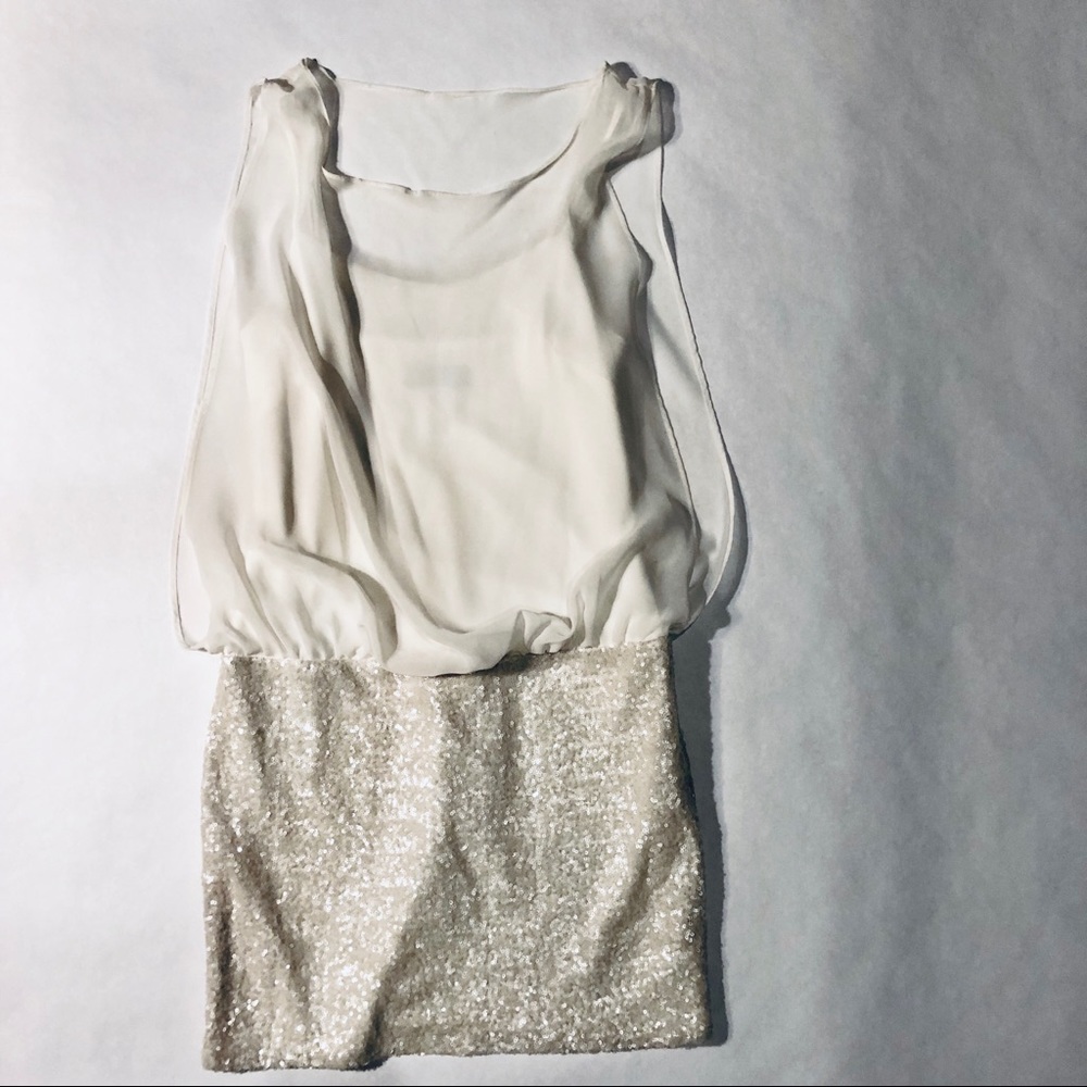 B Darlin White Junior Party Dress